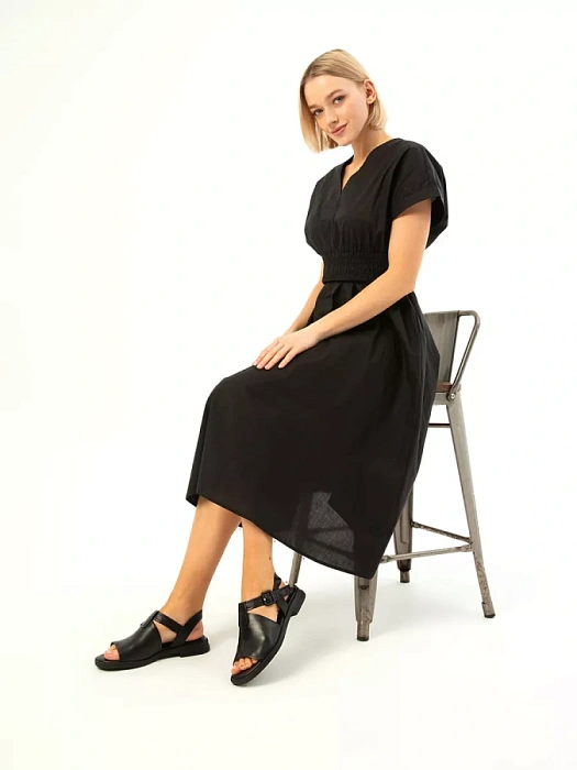 Женские босоножки  MARCO TOZZI черные, артикул 2-28164-42-001