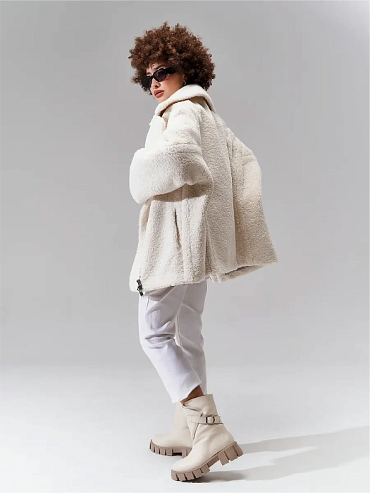 Женские полусапоги Donna Daniella  бежевые, артикул 80490-3