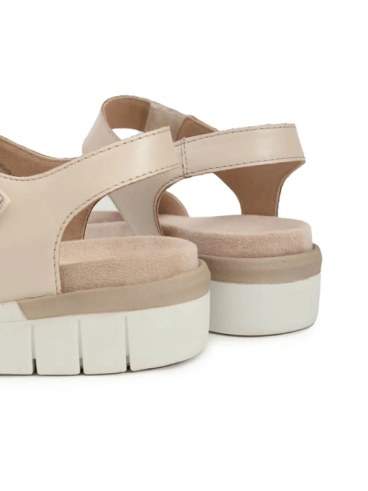 Женские сандалии CAPRICE бежевые, артикул 9-28701-42-140