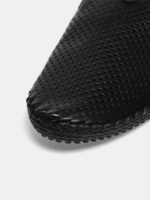 Мужские слипоны BRUNO RENZONI  черные, артикул 033.171167