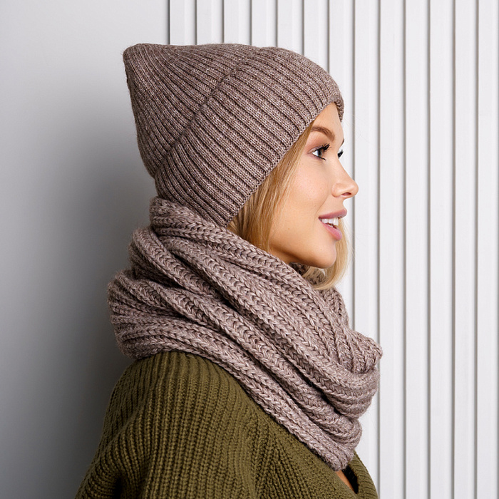 Головной убор FEDERICA RODARI, артикул 704/24_L.Brown