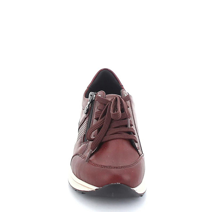 Женские кроссовки RIEKER бордовые, артикул N1406-35