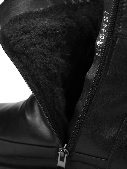 Женские ботинки basic Donna Daniella  черные, артикул D233-PR-03-A-Q