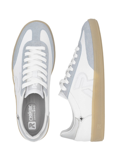 Женские кеды RIEKER голубые, артикул W2200-84