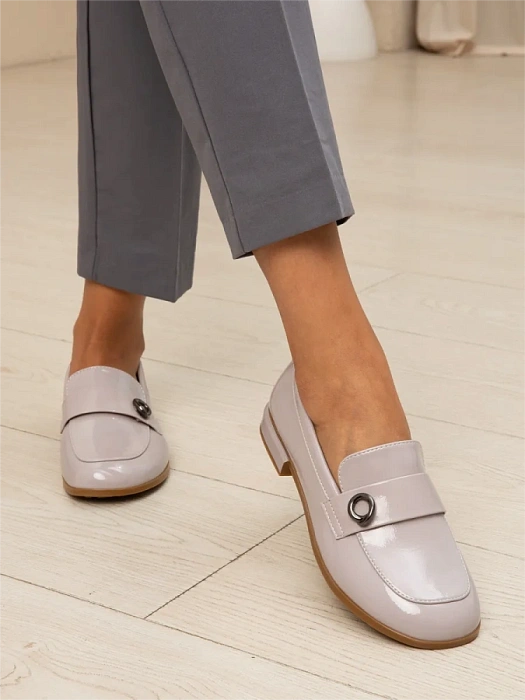 Женские лоферы SOFIA-ALEXANDRA серые, артикул 51-TMU11-7-505