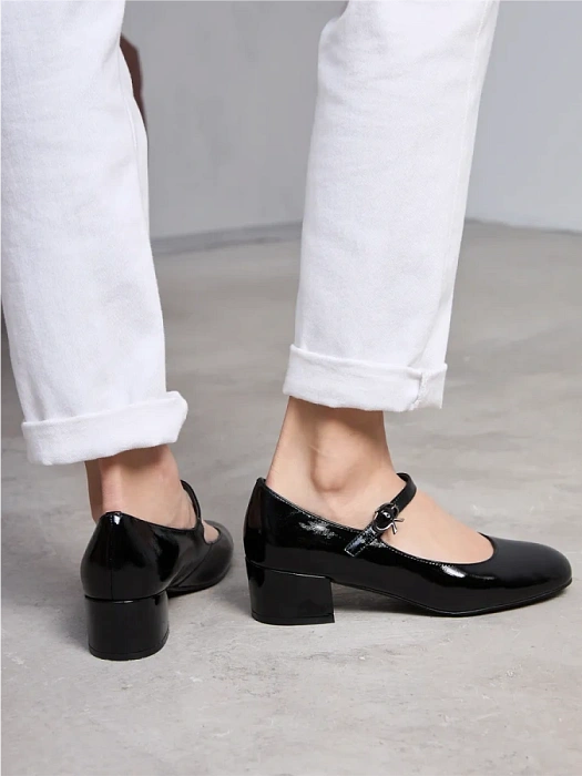 Женские туфли SOFIA-ALEXANDRA черные, артикул 38E-HF1391-25W