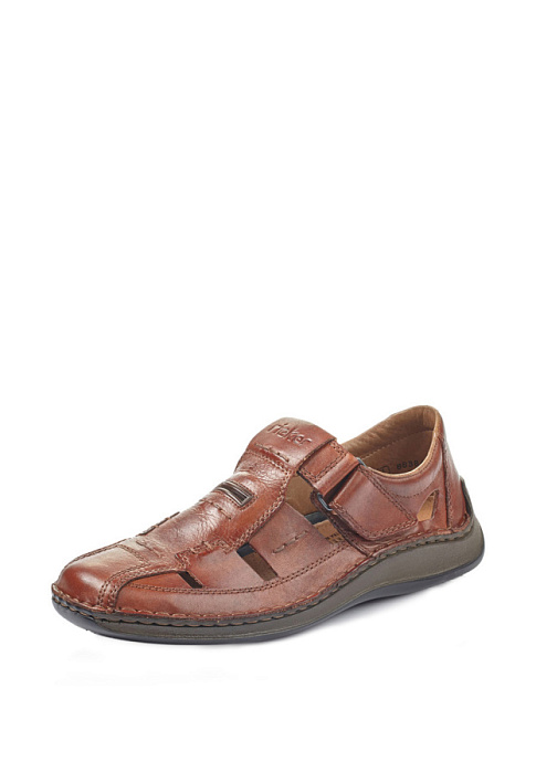 Мужские сандалеты basic RIEKER коричневые, артикул 05284-24