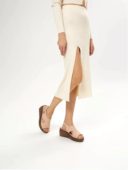 Женские босоножки  eObuv розовые, артикул 42E-2362-11B