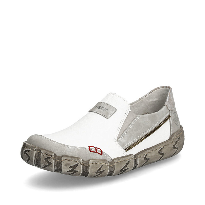 Женские слипоны RIEKER серые, артикул L0359-80