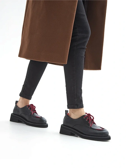 Женские туфли FEDERICA RODARI черные, артикул 4E-3579-202