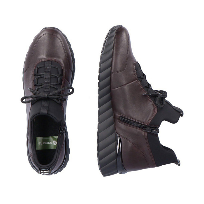 Женские кроссовки REMONTE бордовые, артикул D5977-35