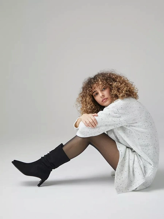 Женские сапоги basic FEDERICA RODARI черные, артикул 7E-3C507-985