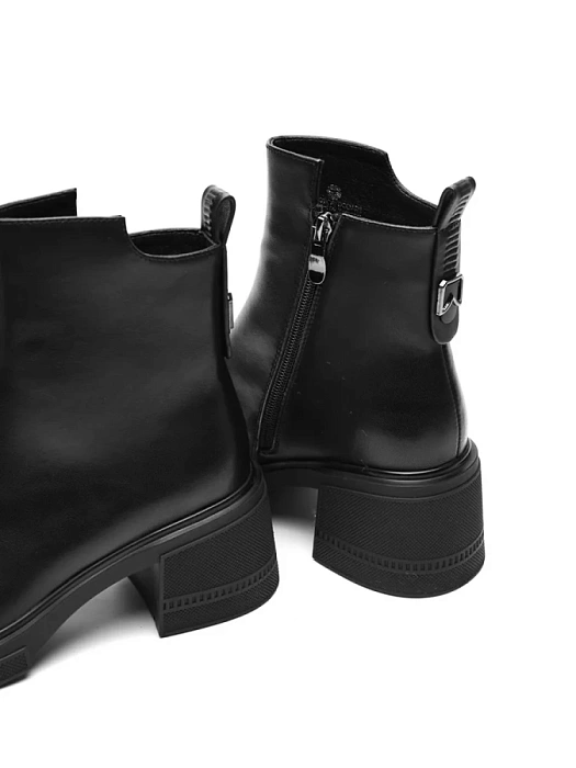 Женские ботильоны FEDERICA RODARI черные, артикул 31E-K627-L661