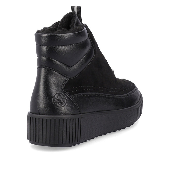 Женские ботинки basic RIEKER черные, артикул Y6455-00