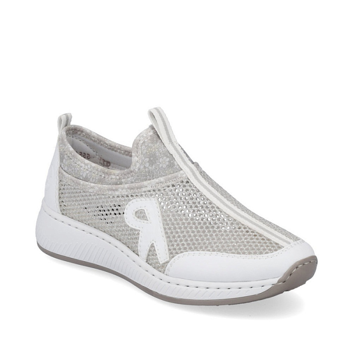 Женские кроссовки RIEKER белые, артикул N5554-81