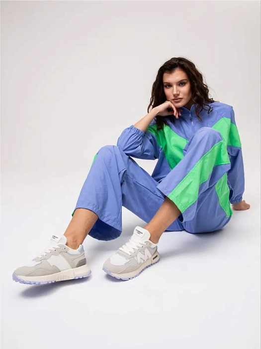 Женские кроссовки eObuv белые/серые, артикул DWZ-S24-LC4-08-3