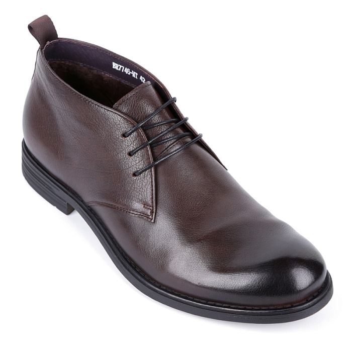 Мужские ботинки basic BRUNO RENZONI  коричневые, артикул BR7746-MT/10