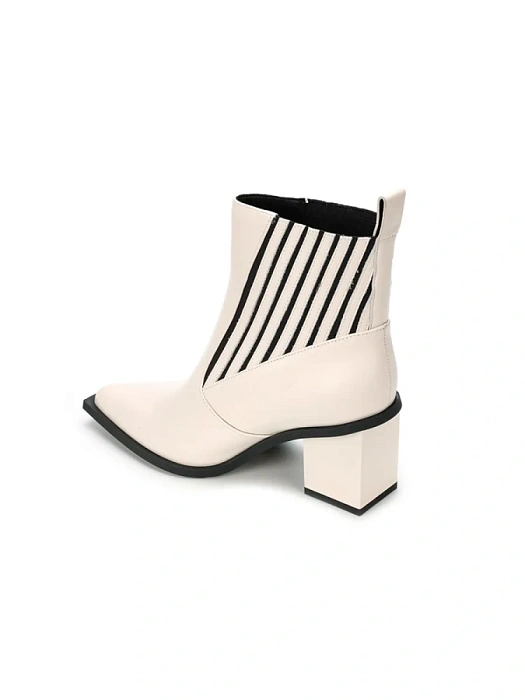 Женские ботильоны FEDERICA RODARI бежевые, артикул 7E-3C511-653B