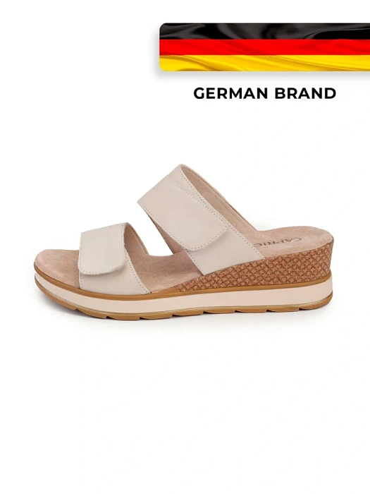 Женские сабо CAPRICE бежевые, артикул 9-27250-42-125