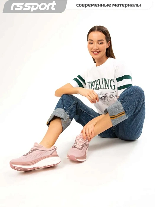 Женские кроссовки RS SPORT розовые, артикул LK234A2W_PINK