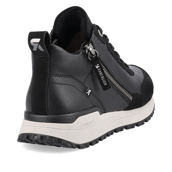 Женские кроссовки RIEKER черные, артикул W0661-00