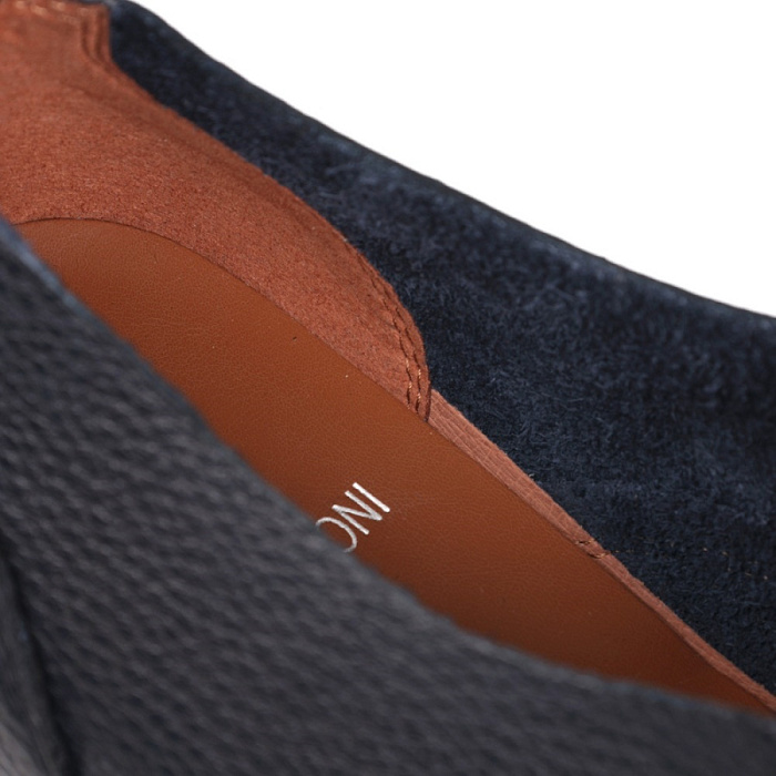 Мужские дерби BRUNO RENZONI  синие, артикул BR13724-MB/10