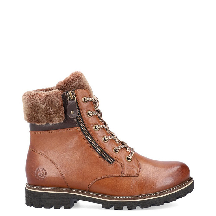 Женские ботинки basic REMONTE коричневые, артикул D8463-25