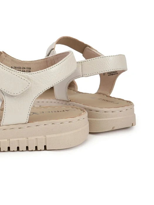 Женские сандалии CAPRICE бежевые, артикул 9-28103-44-119
