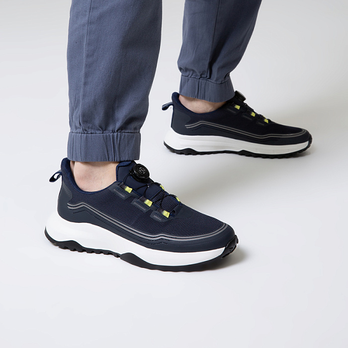 Мужские кроссовки BRUNO RENZONI  синие, артикул DQ81521-9