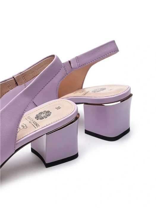 Женские слингбэки FEDERICA RODARI фиолетовые, артикул 7E-3H057-911-M24