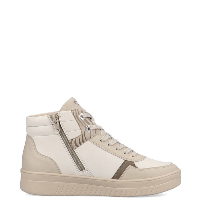 Женские ботинки REMONTE бежевые, артикул D0J71-80