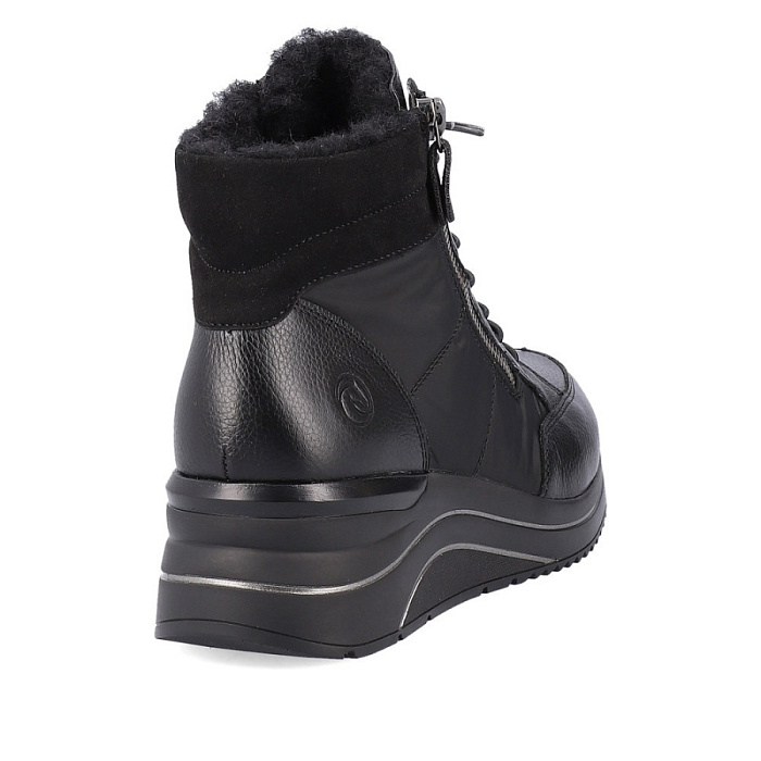 Женские ботинки basic REMONTE черные, артикул D0T72-01