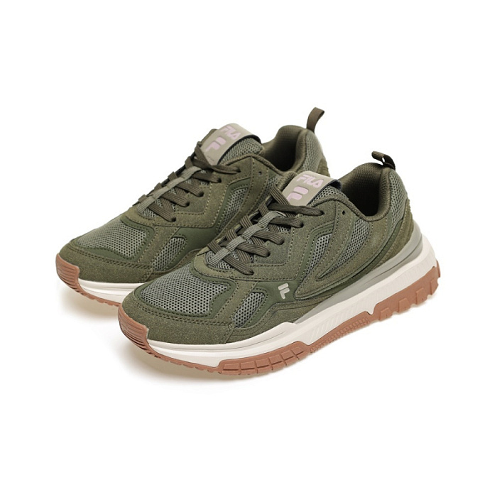 Женские кроссовки FILA зеленые, артикул 117917-Y3