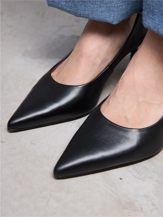 Женские туфли-лодочки FEDERICA RODARI черные, артикул 17E-Z18300B-25W