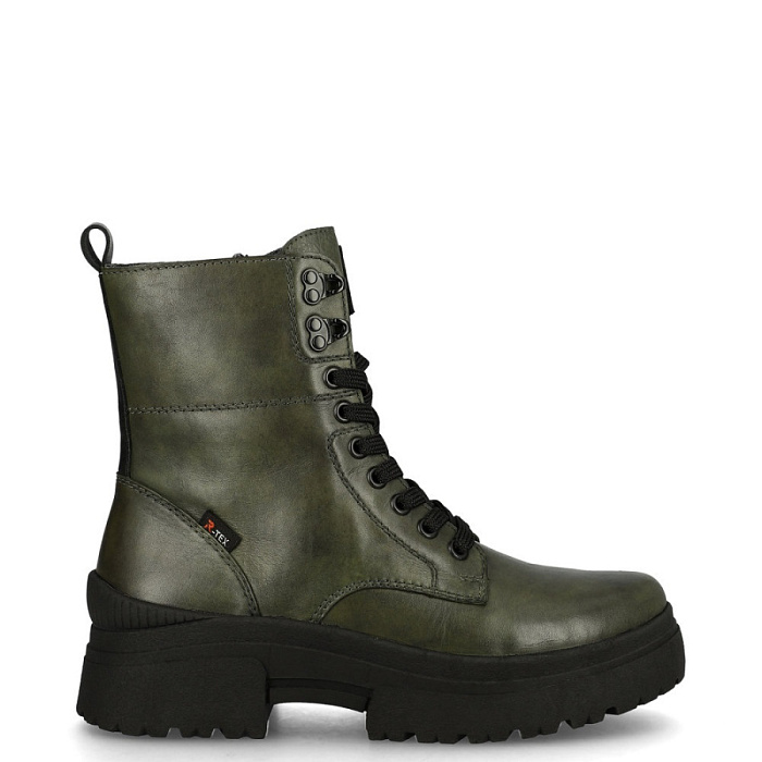 Женские берцы RIEKER зеленые, артикул W0371-52