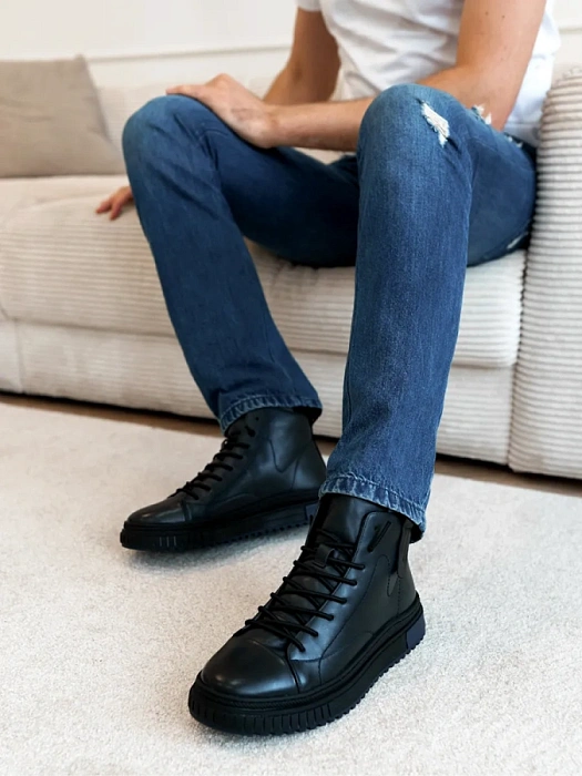 Мужские ботинки BRUNO RENZONI  синие, артикул BR11883-MT/10