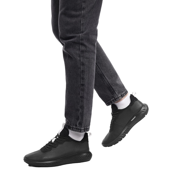 Мужские туфли ECCO черные, артикул 834904/51422