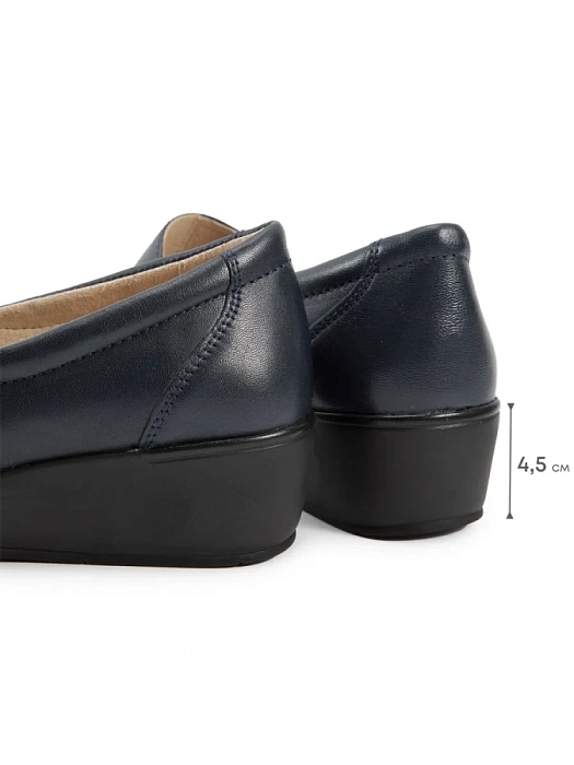 Женские туфли CAPRICE синие, артикул 9-24350-45-856