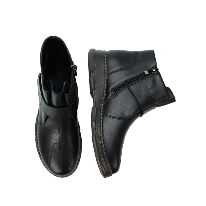Женские ботинки basic Donna Daniella  черные, артикул GC116-030