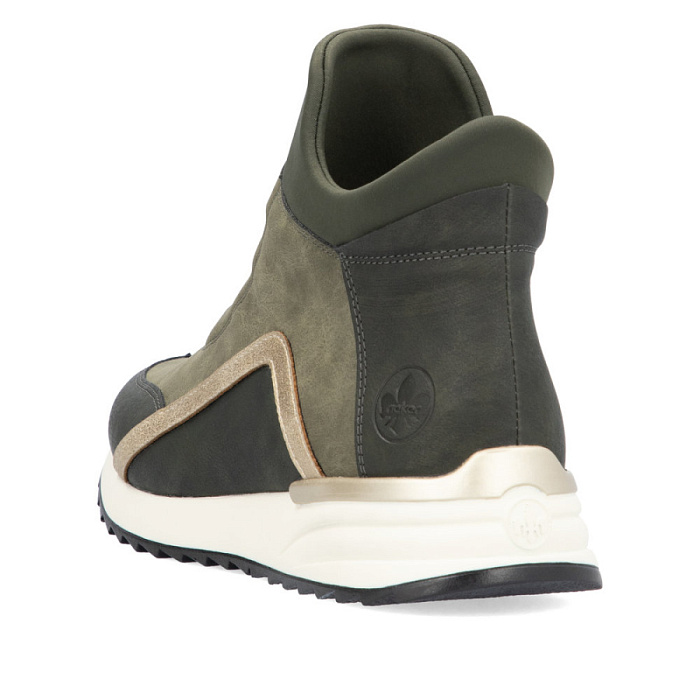 Женские кроссовки RIEKER зеленые, артикул X8083-54