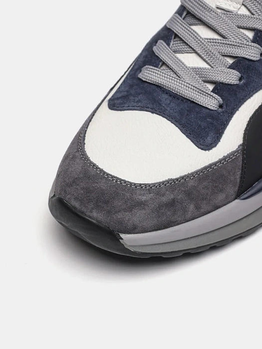 Мужские кроссовки BRUNO RENZONI  серые, артикул 3C3685-17