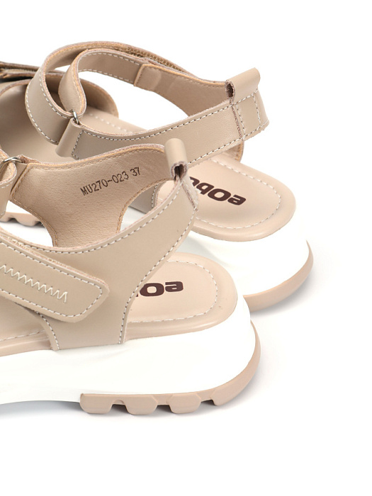 Женские сандалии eObuv бежевые, артикул MU270-023