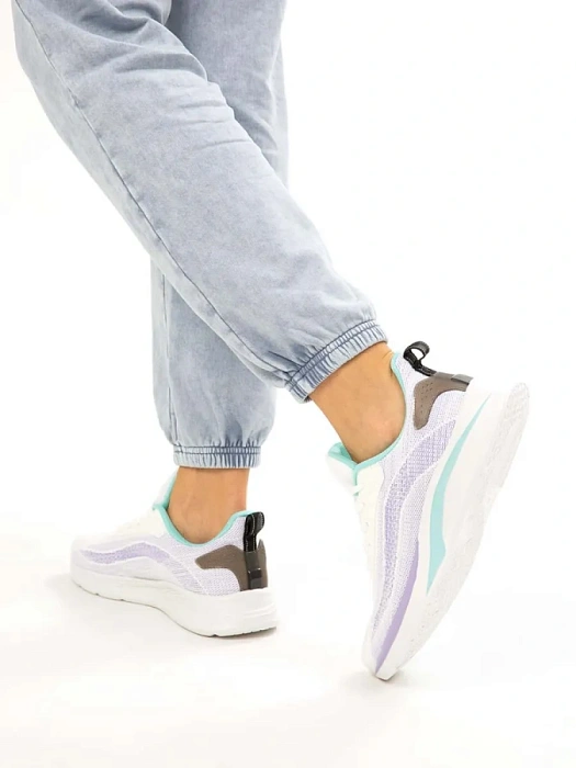 Женские кроссовки SOFIA-ALEXANDRA белые, артикул SA16784-WB/8-1