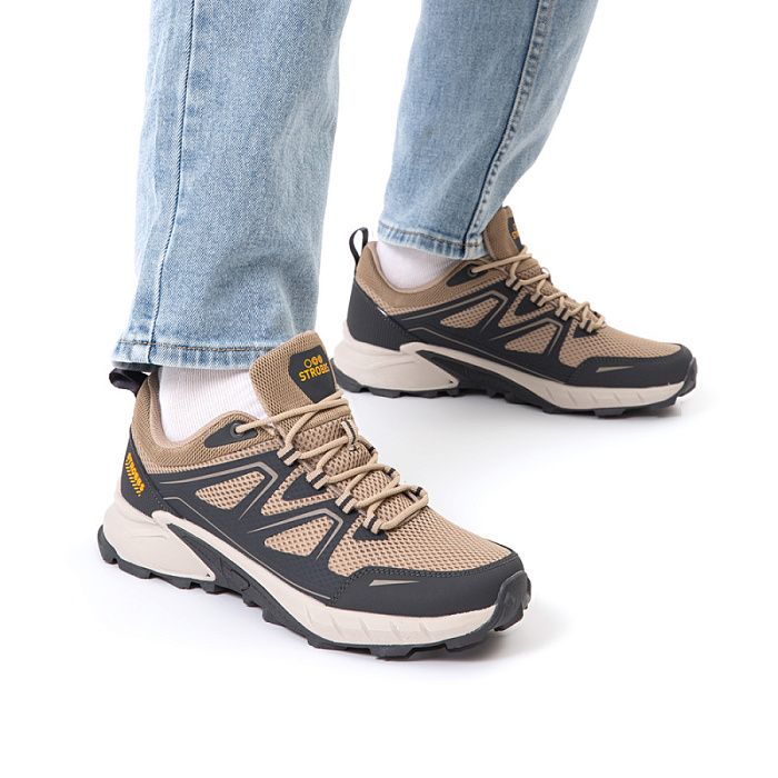 Мужские кроссовки STROBBS бежевые, артикул C3580-25