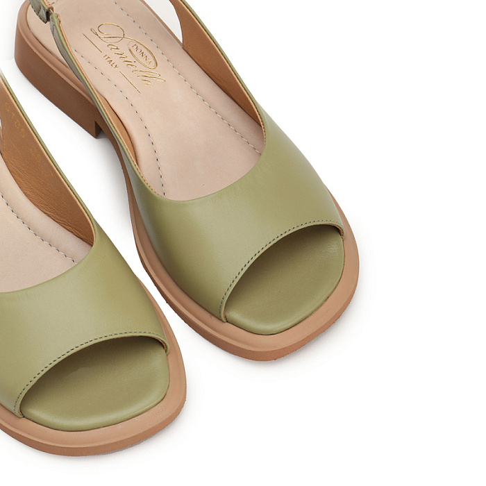 Женские босоножки  Donna Daniella  оливковые, артикул DD-G-185-25-7/OLIVE