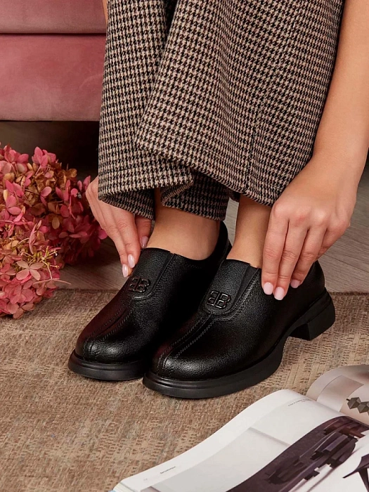 Женские туфли eObuv черные, артикул ALW24-HWLC3-037-1