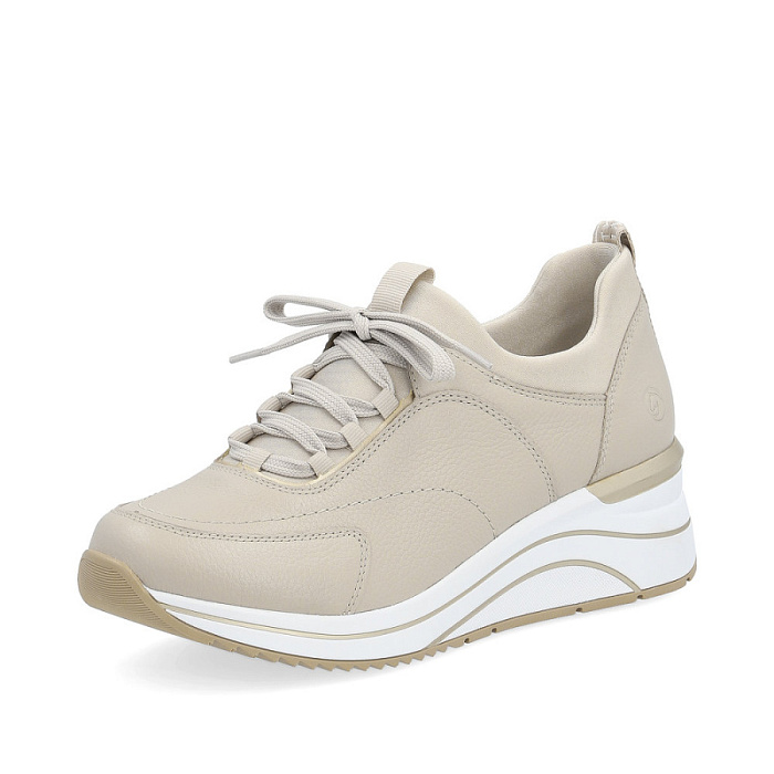 Женские кроссовки REMONTE бежевые, артикул D0T05-60