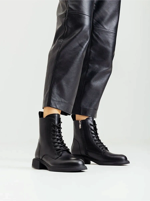 Женские ботинки FEDERICA RODARI черные, артикул 44E-A1183-61Z