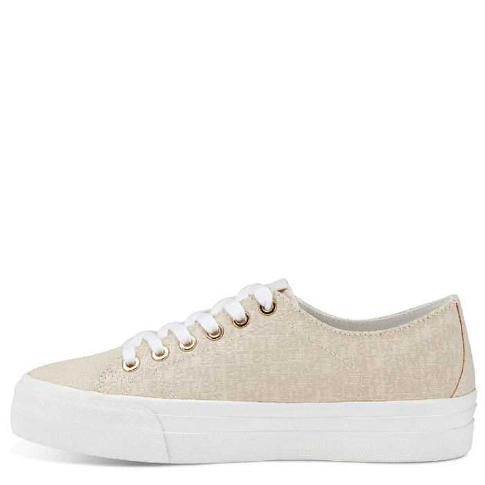 Женские кеды TAMARIS бежевые, артикул 1-1-23786-20-418