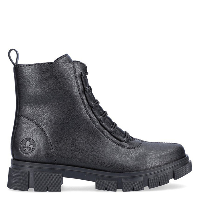 Женские ботинки basic RIEKER черные, артикул Y7150-00